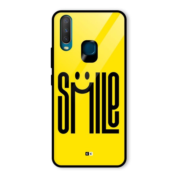 Awesome Smile Glass Back Case for Vivo Y17