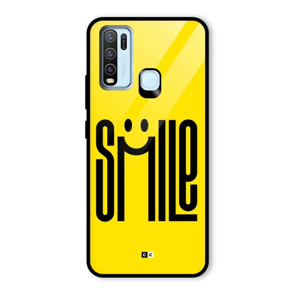 Awesome Smile Glass Back Case for Vivo Y50