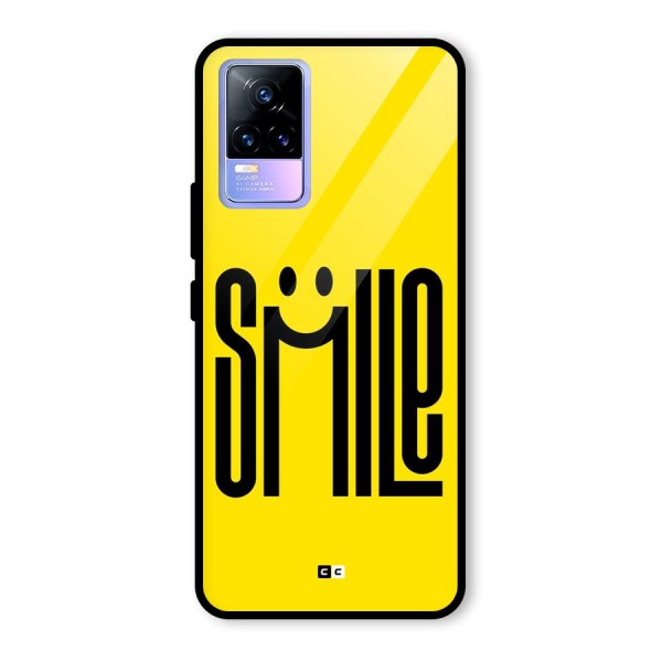 Awesome Smile Glass Back Case for Vivo Y73