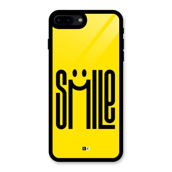 Awesome Smile Glass Back Case for iPhone 7 Plus