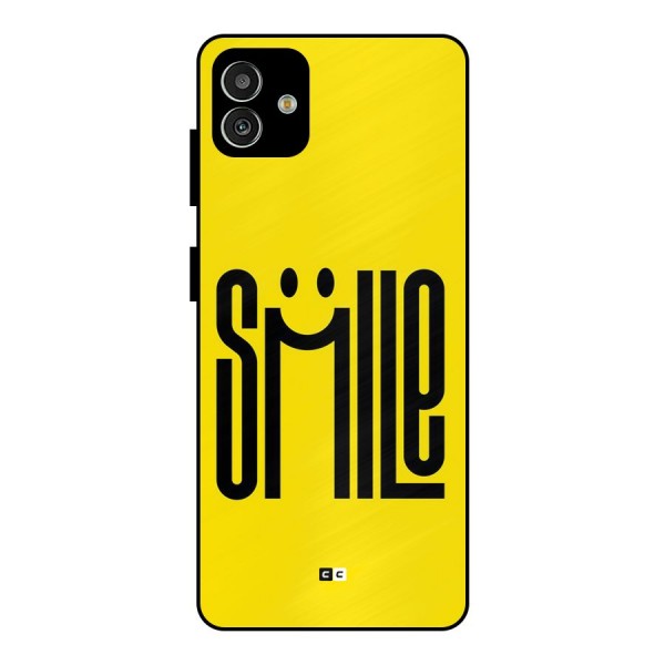 Awesome Smile Metal Back Case for Galaxy M13 5G