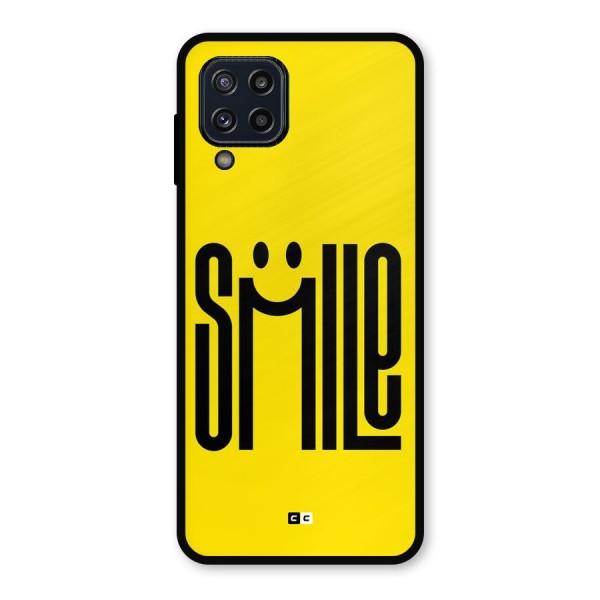 Awesome Smile Metal Back Case for Galaxy M32