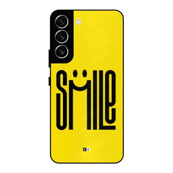 Awesome Smile Metal Back Case for Galaxy S22 5G