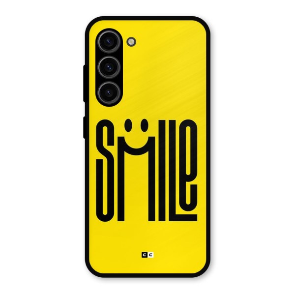 Awesome Smile Metal Back Case for Galaxy S23