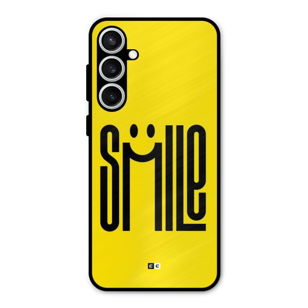 Awesome Smile Metal Back Case for Galaxy S23 FE