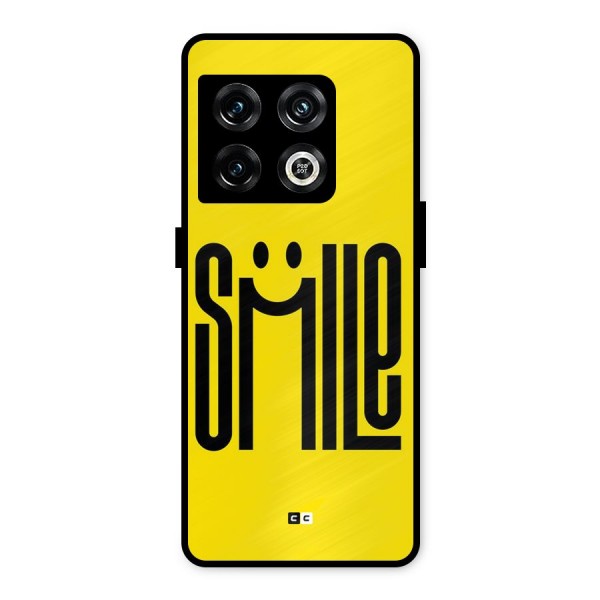 Awesome Smile Metal Back Case for OnePlus 10 Pro 5G