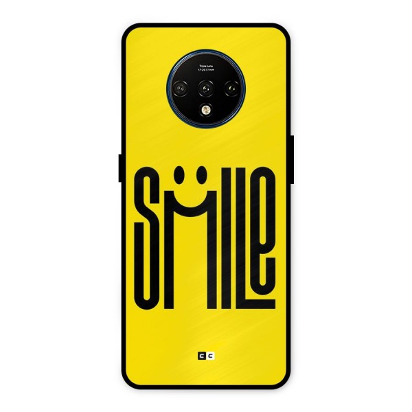 Awesome Smile Metal Back Case for OnePlus 7T