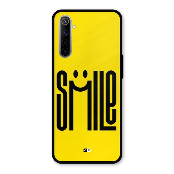 Awesome Smile Metal Back Case for Realme 6