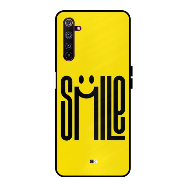 Awesome Smile Metal Back Case for Realme 6 Pro