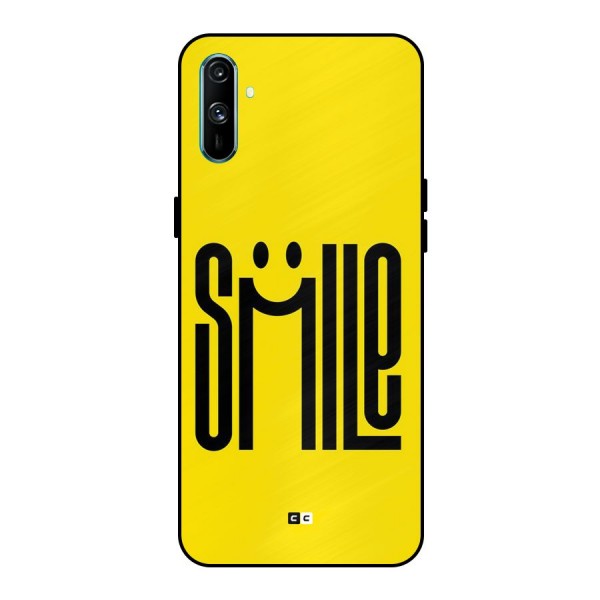 Awesome Smile Metal Back Case for Realme C3