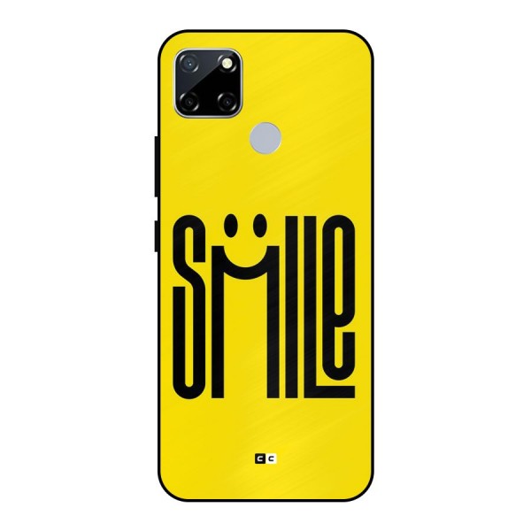 Awesome Smile Metal Back Case for Realme Narzo 20