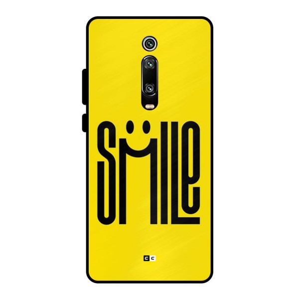 Awesome Smile Metal Back Case for Redmi K20