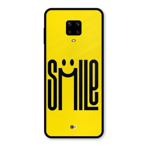 Awesome Smile Metal Back Case for Redmi Note 10 Lite