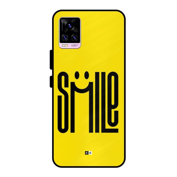 Awesome Smile Metal Back Case for Vivo V20 Pro