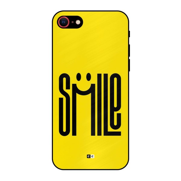 Awesome Smile Metal Back Case for iPhone SE 2020