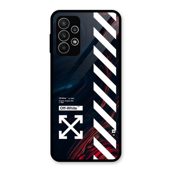 Awesome Stripes Glass Back Case for Galaxy A23