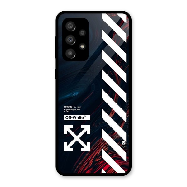 Awesome Stripes Glass Back Case for Galaxy A32