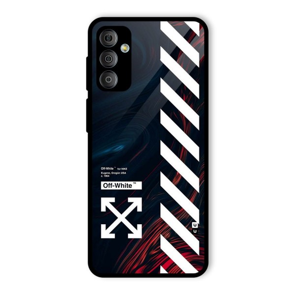 Awesome Stripes Glass Back Case for Galaxy F23