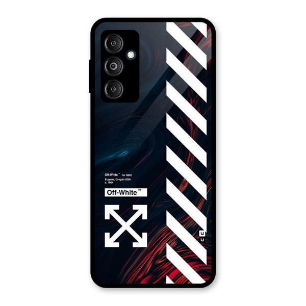 Awesome Stripes Glass Back Case for Galaxy M14 5G