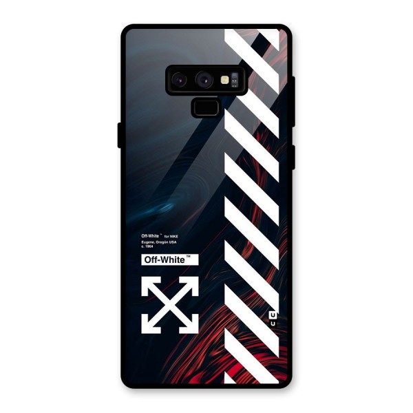 Awesome Stripes Glass Back Case for Galaxy Note 9