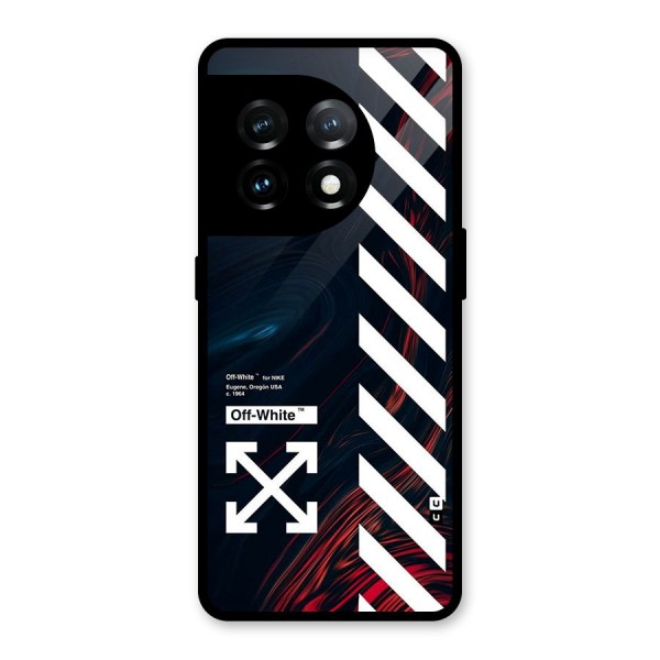 Awesome Stripes Glass Back Case for OnePlus 11