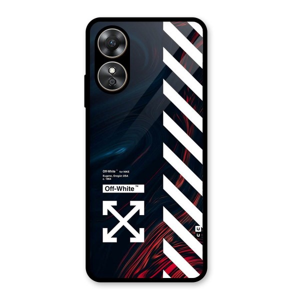 Awesome Stripes Glass Back Case for Oppo A17