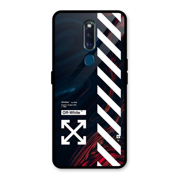 Awesome Stripes Glass Back Case for Oppo F11 Pro