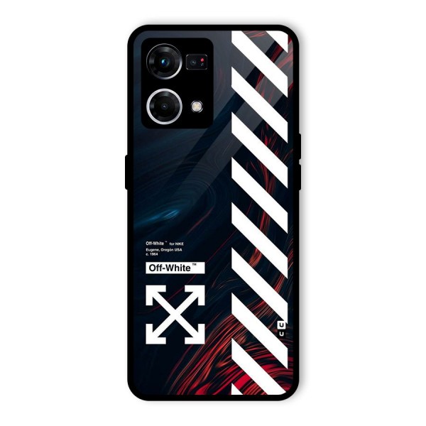 Awesome Stripes Glass Back Case for Oppo F21 Pro 4G