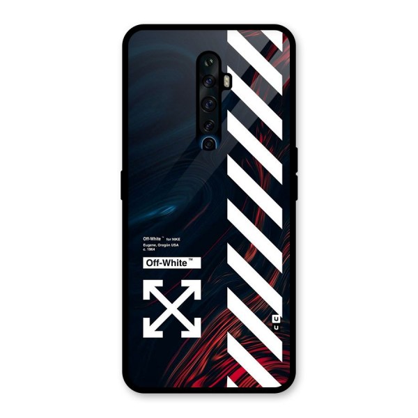 Awesome Stripes Glass Back Case for Oppo Reno2 F