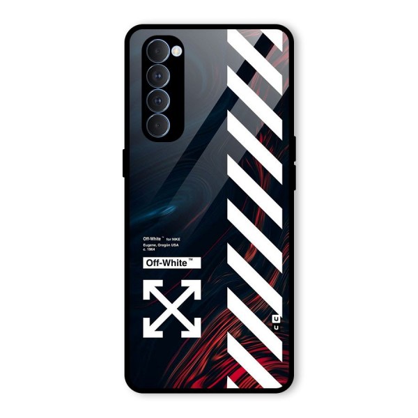 Awesome Stripes Glass Back Case for Oppo Reno4 Pro