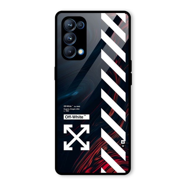 Awesome Stripes Glass Back Case for Oppo Reno5 Pro 5G