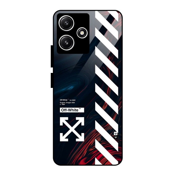 Awesome Stripes Glass Back Case for Poco M6 Pro