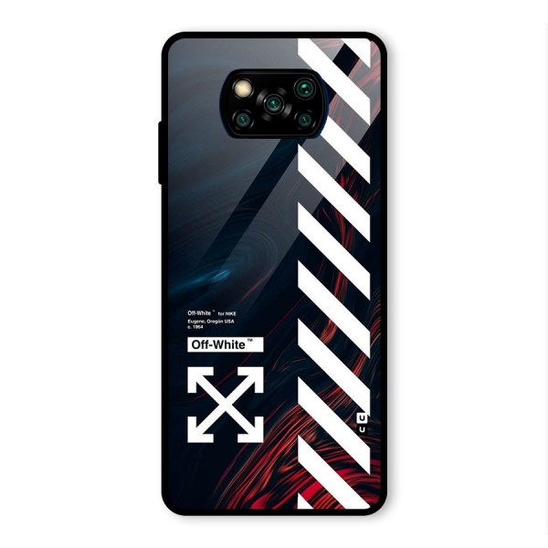 Awesome Stripes Glass Back Case for Poco X3 Pro