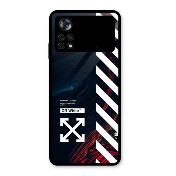 Awesome Stripes Glass Back Case for Poco X4 Pro 5G