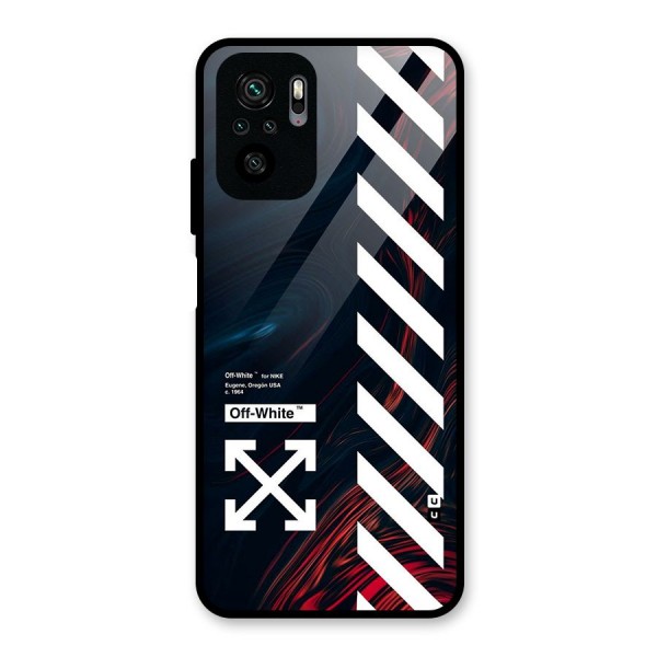 Awesome Stripes Glass Back Case for Redmi Note 10