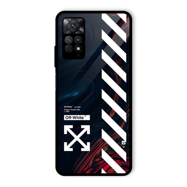 Awesome Stripes Glass Back Case for Redmi Note 11 Pro