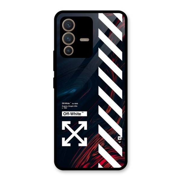 Awesome Stripes Glass Back Case for Vivo V23 5G