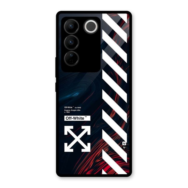 Awesome Stripes Glass Back Case for Vivo V27 Pro