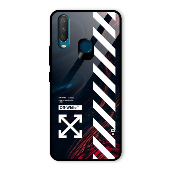 Awesome Stripes Glass Back Case for Vivo Y12