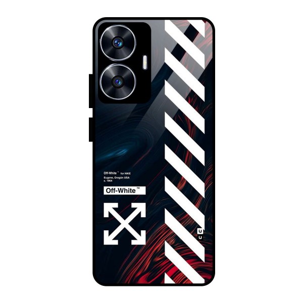 Awesome Stripes Glass Back Case for realme C55