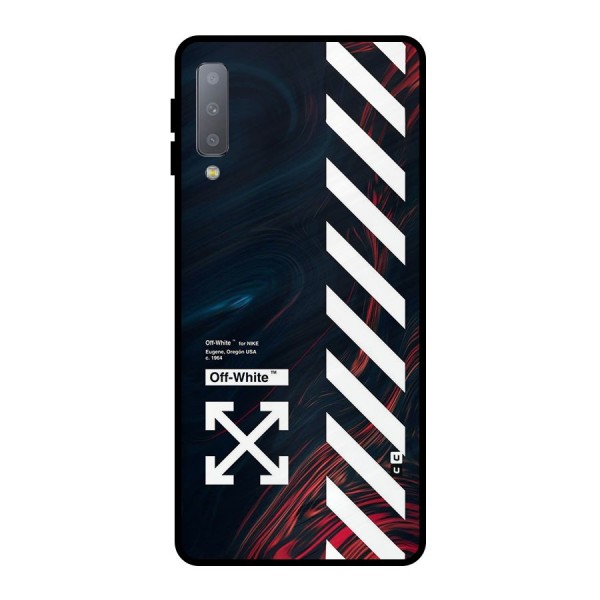 Awesome Stripes Metal Back Case for Galaxy A7 (2018)