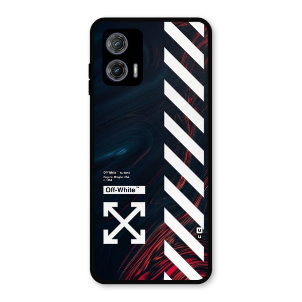 Awesome Stripes Metal Back Case for Moto G73