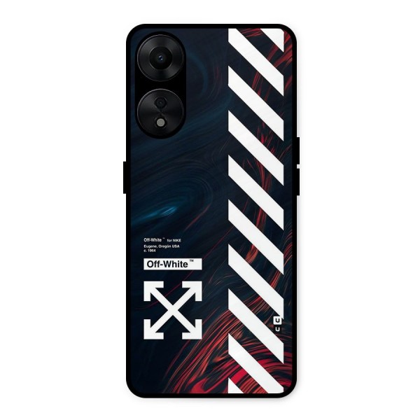 Awesome Stripes Metal Back Case for Oppo A78 5G