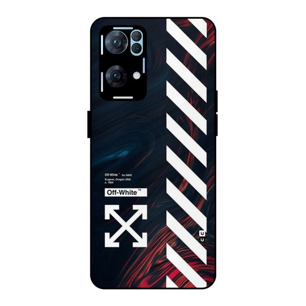 Awesome Stripes Metal Back Case for Oppo Reno7 Pro 5G