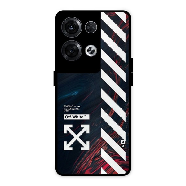 Awesome Stripes Metal Back Case for Oppo Reno8 Pro 5G