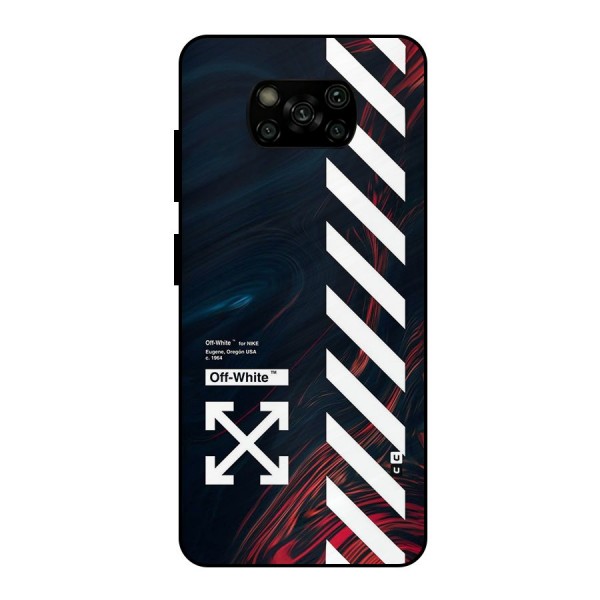 Awesome Stripes Metal Back Case for Poco X3