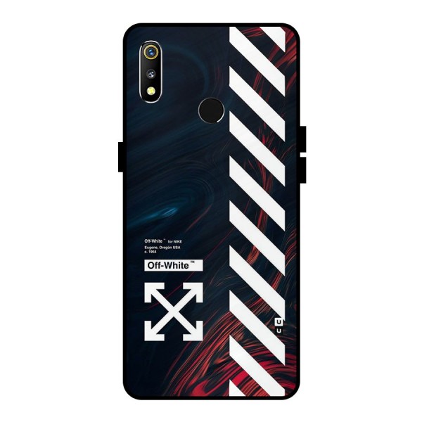 Awesome Stripes Metal Back Case for Realme 3i