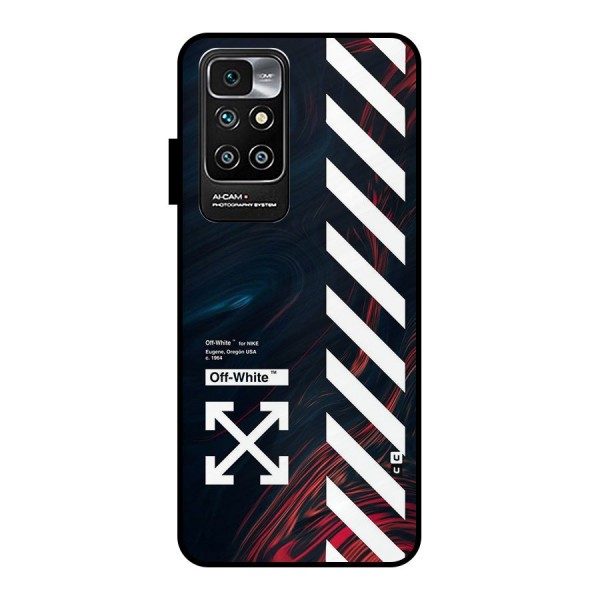 Awesome Stripes Metal Back Case for Redmi 10 Prime