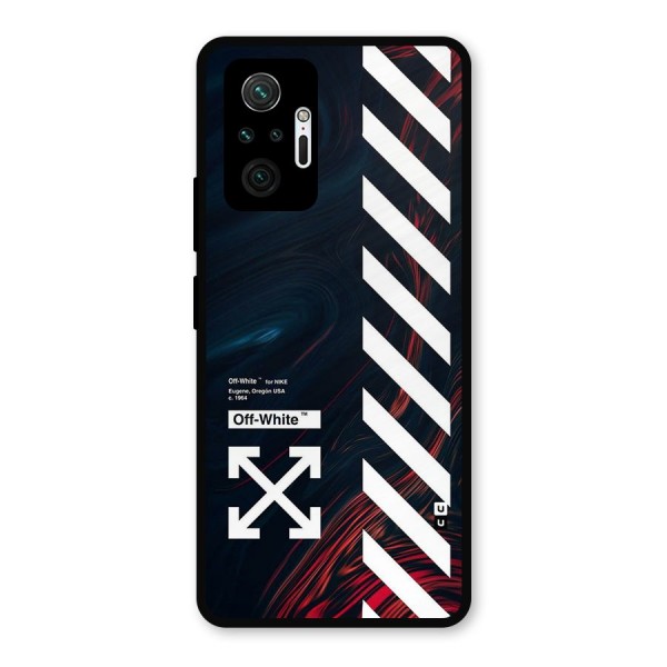 Awesome Stripes Metal Back Case for Redmi Note 10 Pro