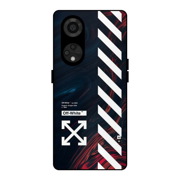 Awesome Stripes Metal Back Case for Reno8 T 5G